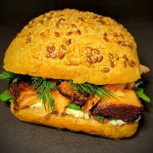 panino pastrami salmon